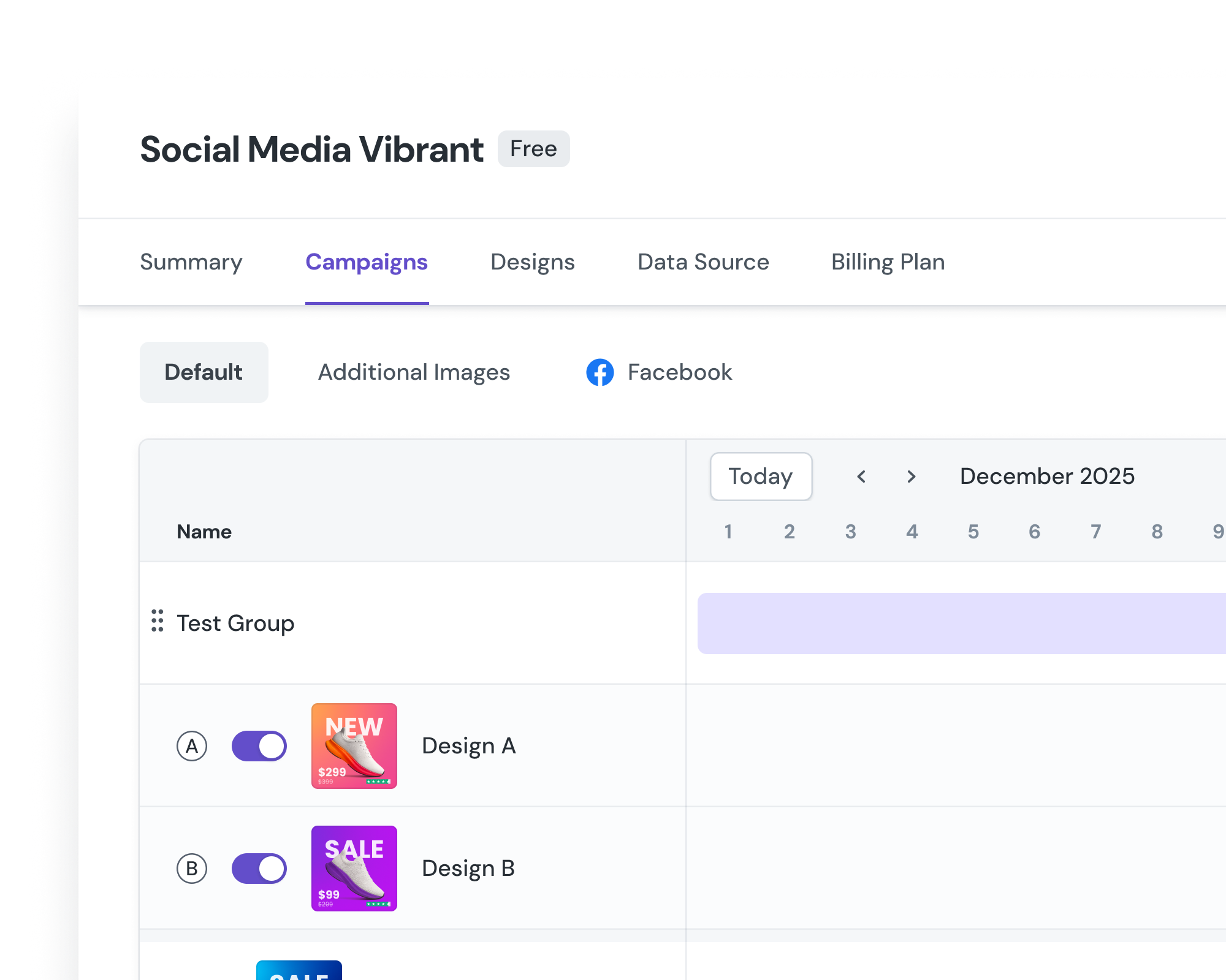 update your creatives instantly